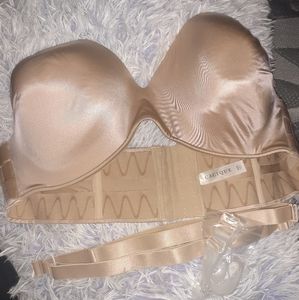 Strapless Beige Bra